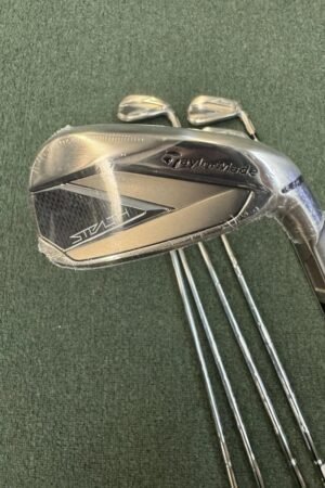 TaylorMade Stealth Irons – 7-Piece Set (5–PW, AW), KBS Max MT 85 Stiff Steel