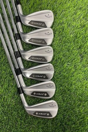 RH Callaway Apex Ai200 Irons – 5–PW, Project X 6.5 X-Stiff.