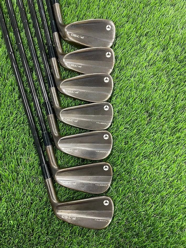RH TaylorMade 2024 P790 Copper Irons – 4–PW, KBS Tour Lite Stiff.
