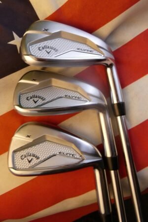 MINT Callaway ELYET Iron Set 6-PW Vector Regular Flex 80 Gram Steel Shafts