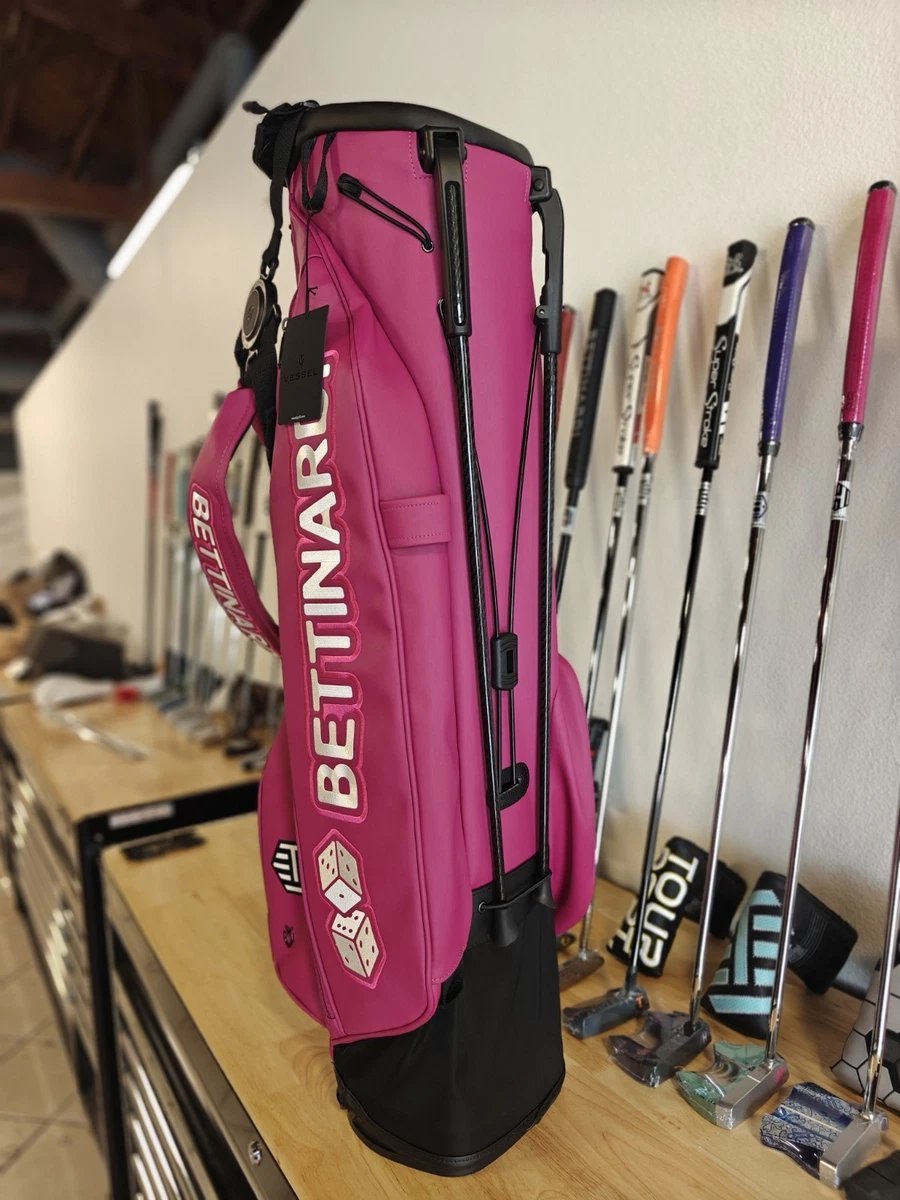 New Bettinardi Tour Issue Vessel Golf Bag Lucky Cat putter T Hive Tour Dept