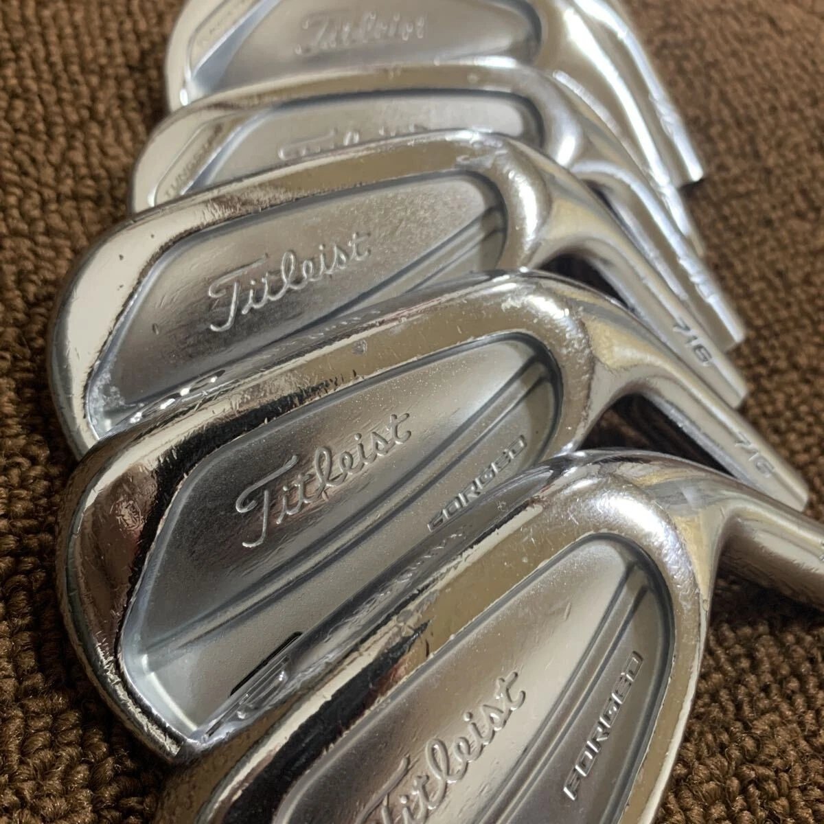 Used Titleist 716CB iron heads #5 -Pw - Image 9