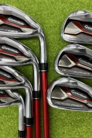 TaylorMade AeroBurner Iron Set #5–SW – TM7-415 Stiff Flex