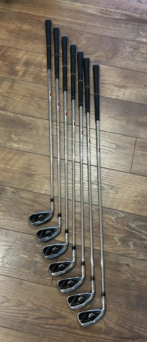 Taylormade Left Handed M4 Irons Set (4-PW) Regular KBS Max 85g Steel