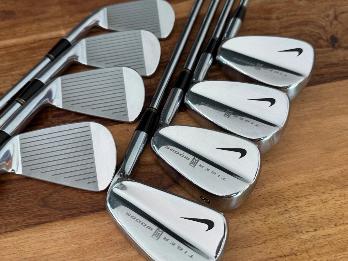 As New Nike Tiger Woods Limited Edition Blade Iron Set 3–P (8 Clubs) – 1050GH S-Flex