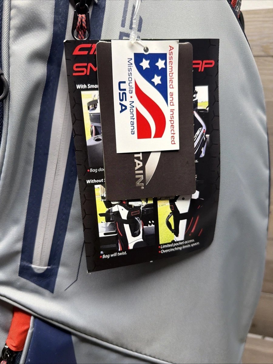 Sun Mountain Golf Cart Bag C130 5-Way USA Flag Red White Blue with Rain Cover! - Image 6