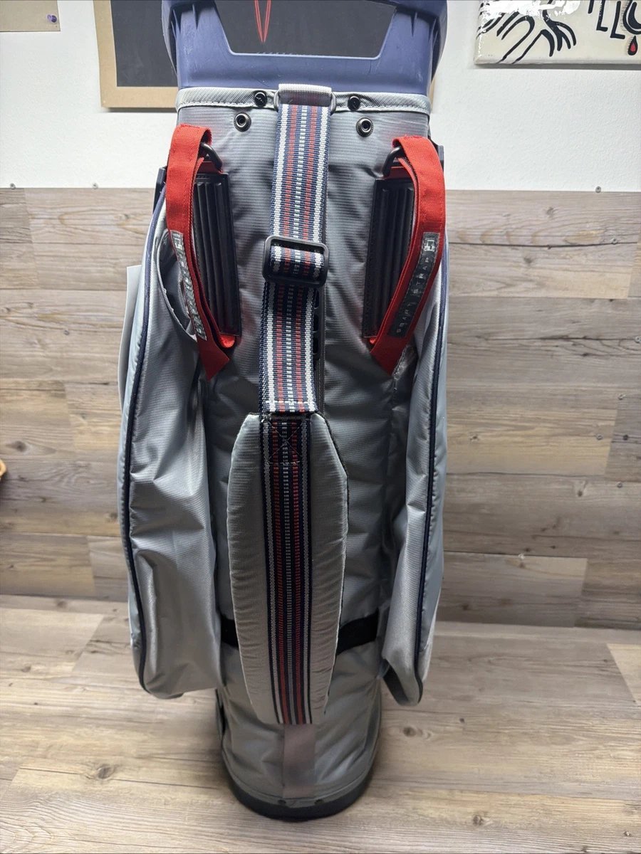 Sun Mountain Golf Cart Bag C130 5-Way USA Flag Red White Blue with Rain Cover! - Image 5