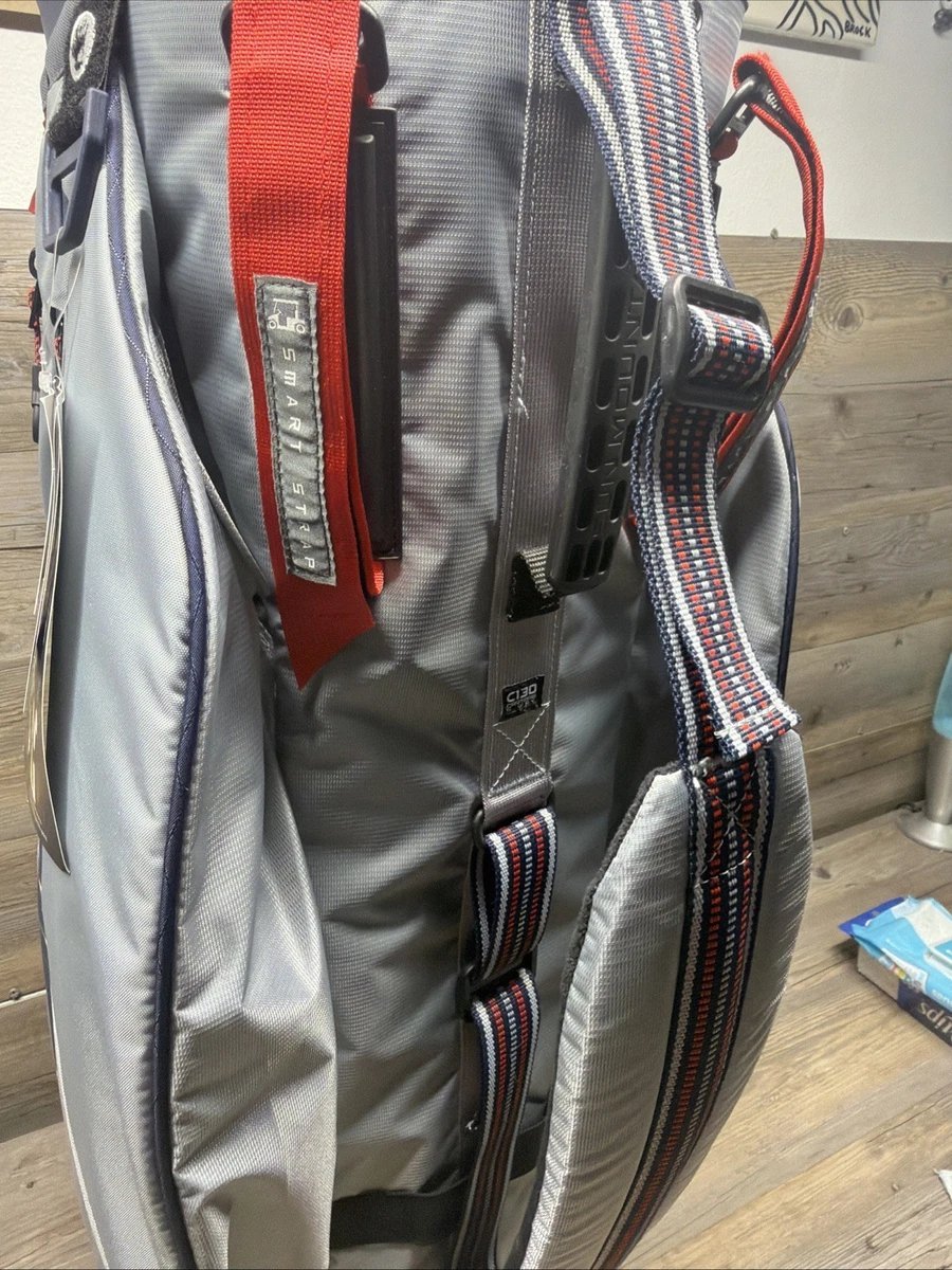Sun Mountain Golf Cart Bag C130 5-Way USA Flag Red White Blue with Rain Cover! - Image 11