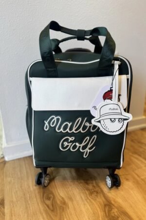 Malbon Golf Carry Bag Suitcase Golf Bag Green