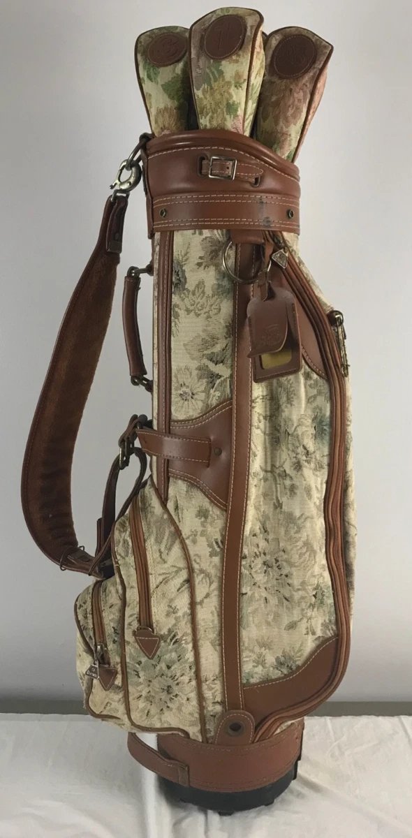 vintage Coach Collection Daiwa Paisley Tapestry Golf Bag Head Covers Rain Cover - Image 11