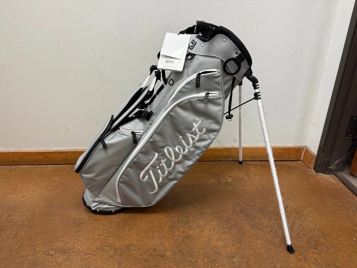 Titleist 2025 Players 4 Granite Stand Bag - Grey / White **MINT** - Image 4