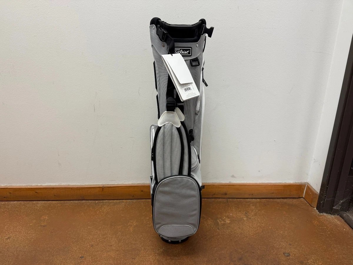 Titleist 2025 Players 4 Granite Stand Bag - Grey / White **MINT**