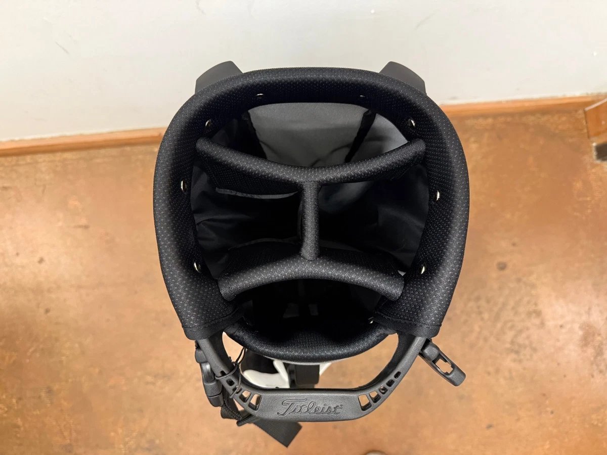 Titleist 2025 Players 4 Granite Stand Bag - Grey / White **MINT** - Image 3