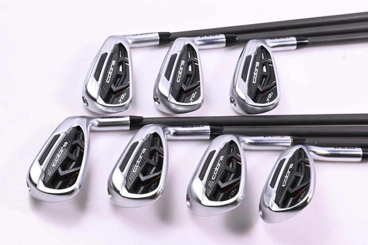 Cobra LTDx Irons / 5-PW+SW / Stiff Flex Cobra UltraLite 50 Shafts.