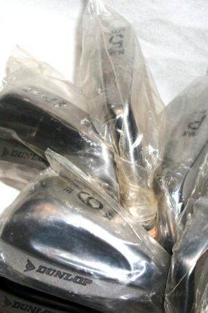 NOS NEW USA 1980's DUNLOP MAX LITE IRON SET 3 PW ALTA STEEL VINTAGENOS