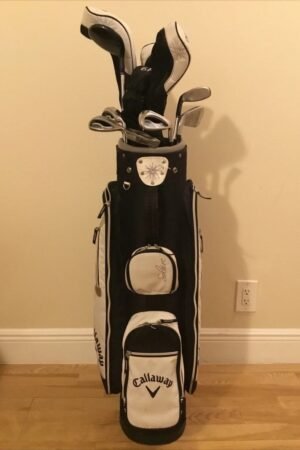 Callaway Ladies Solaire Full Set (D, 3W, 5W, 7W, 5H, 6H, 7-PW-SW, Putter) & Bag