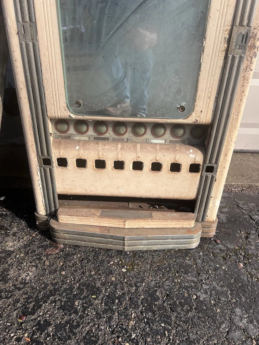 Vtg 1930’s Swag Art Deco Rowe Cigarette Vending Machine Modern Mid Century Parts - Image 5