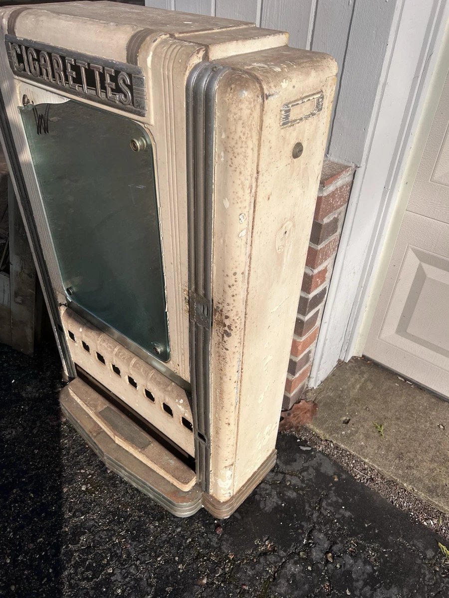 Vtg 1930’s Swag Art Deco Rowe Cigarette Vending Machine Modern Mid Century Parts - Image 12