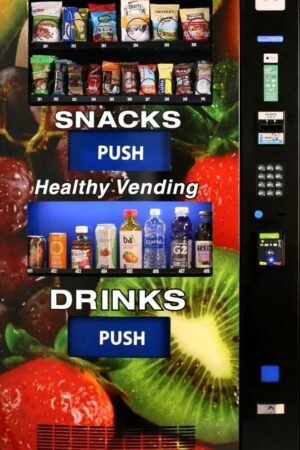 New, in box Seaga HY2100 Healthy Combo Vending Machine - snacks, candy, drinks