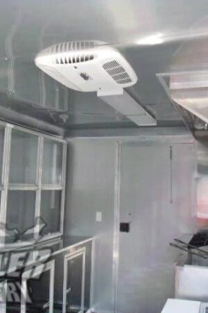 NEW 8.5 X 22 Enclosed Mobile Kitchen Food Vending Concession BBQ Smoker Trailer