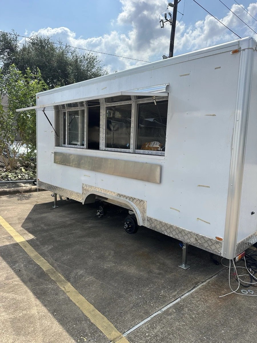 8X16 Concession Food Vending Trailer, - Image 3