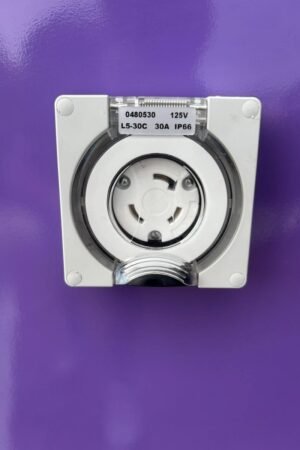 2025 Food Trailer for Sale Purple And Silver No Appliances.