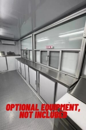 NEW 2025 8X22 ENCLOSED CONCESSION MOBILE KITCHEN FOOD TRAILER, CUSTOM BUILD