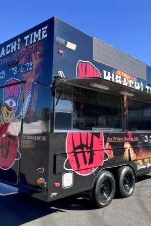 Mobile Kitchen Truck Fully Equipped for Restaurant Commercial Catering Juice Bar