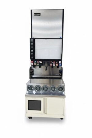 Lancer Soda Fountain & Ice-O-Matic Ice Maker Combo used.