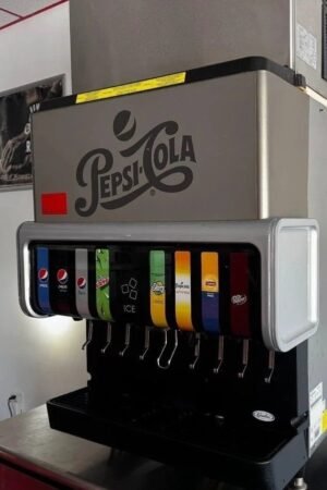 Cornelius IDC255 Fountain Drink Ice Beverage Dispenser, 8 Valves+ Ice Maker used.