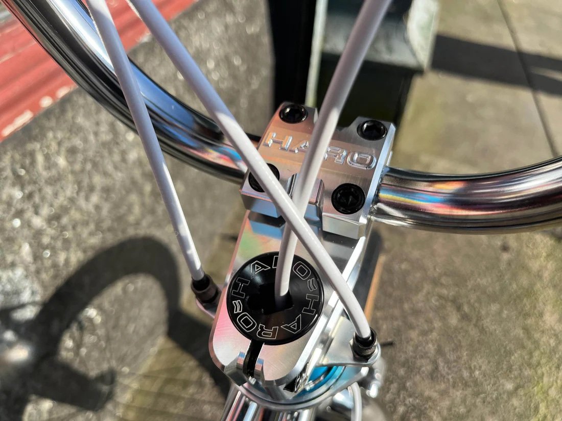 Haro 40th Anniversary Bob Haro Freestyler Lineage Custom Chrome Blue Tribute to a Legend - Image 7