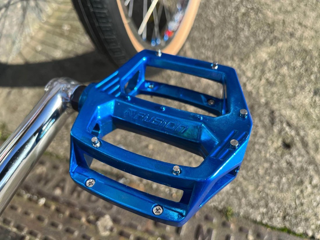 Haro 40th Anniversary Bob Haro Freestyler Lineage Custom Chrome Blue Tribute to a Legend - Image 6