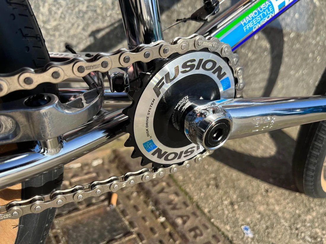 Haro 40th Anniversary Bob Haro Freestyler Lineage Custom Chrome Blue Tribute to a Legend - Image 2