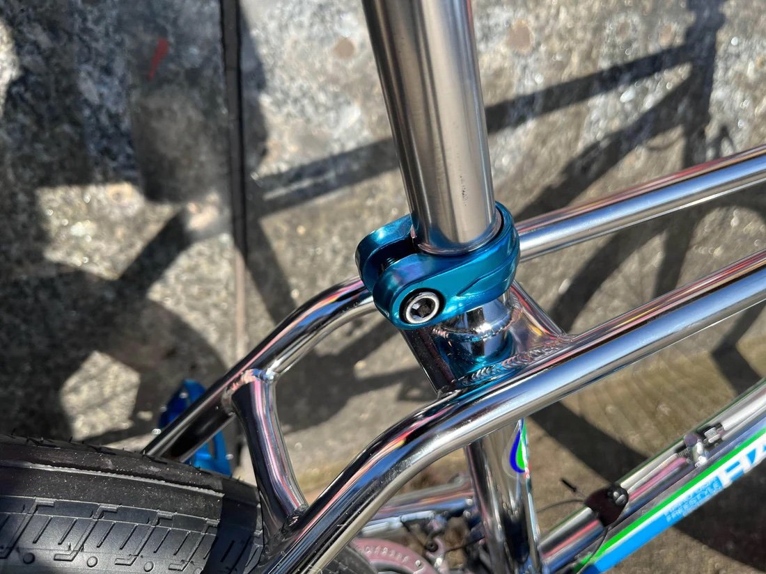 Haro 40th Anniversary Bob Haro Freestyler Lineage Custom Chrome Blue Tribute to a Legend