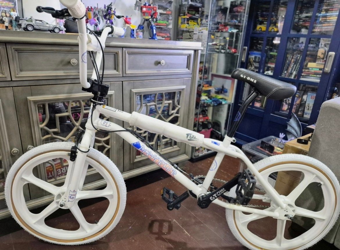 2019 GT Pro Performer Heritage BMX Bike 20" White, With Add Ons (Discontinued)