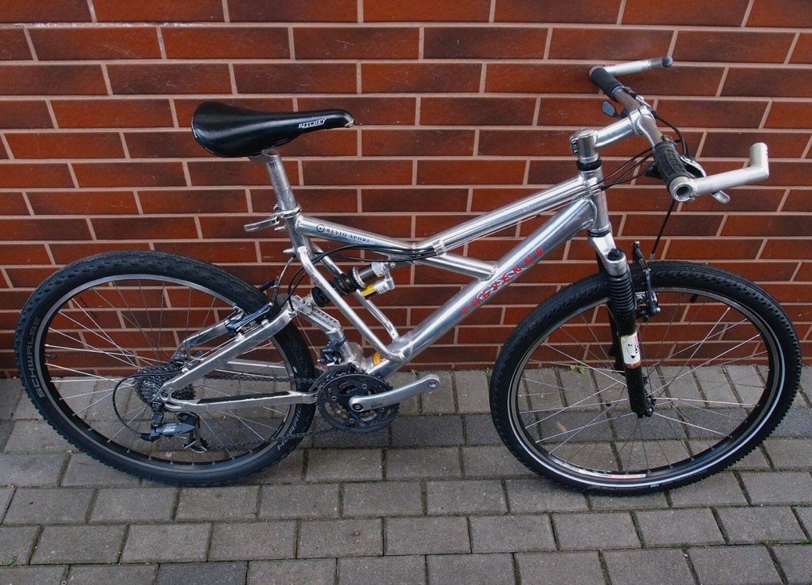 ❗️USED ❗️1990s MTB Cheyenne 18'' aluminium 7005 tubes Shimano Deore LX Alexrims Rock Shox - Image 8