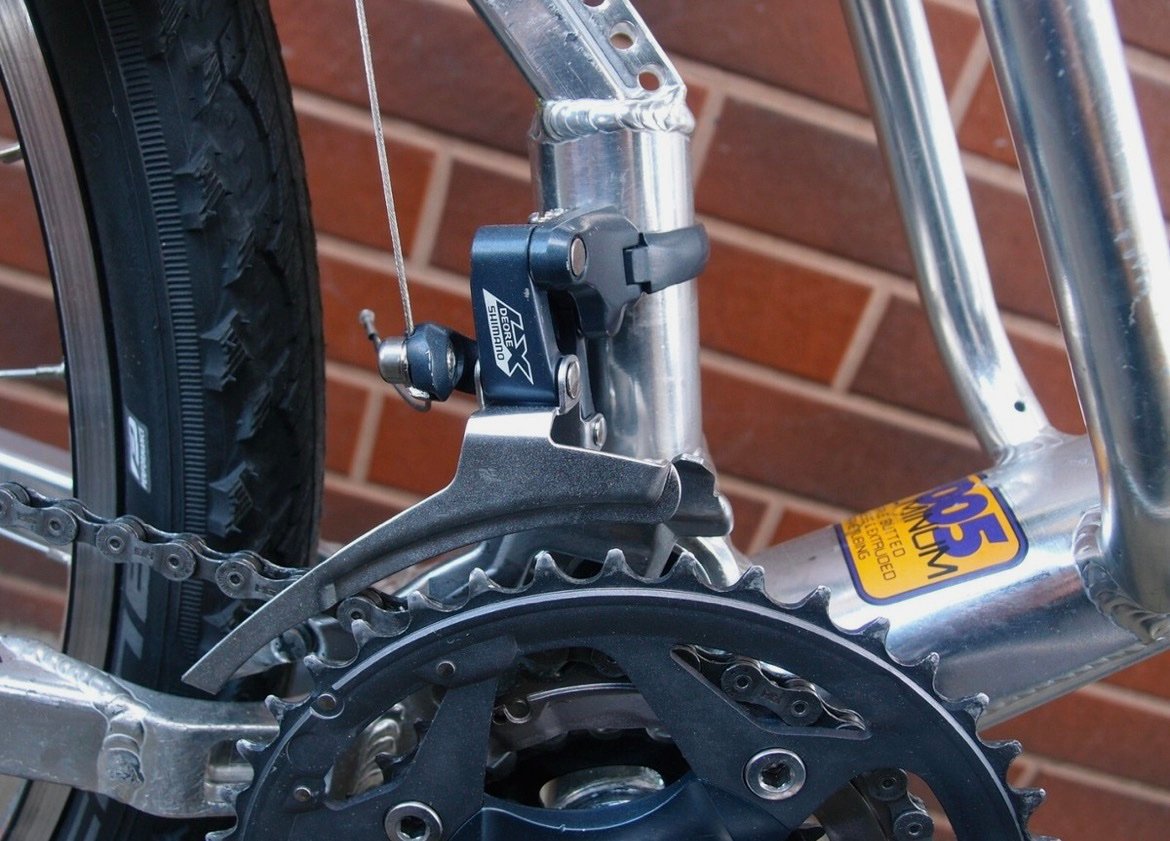 ❗️USED ❗️1990s MTB Cheyenne 18'' aluminium 7005 tubes Shimano Deore LX Alexrims Rock Shox - Image 5