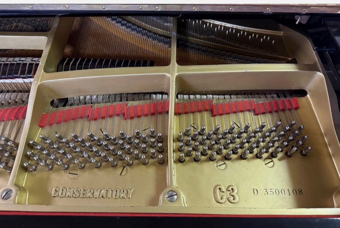 Yamaha C3 Conservatory Grand Piano Made in Japan 1982 - Image 8