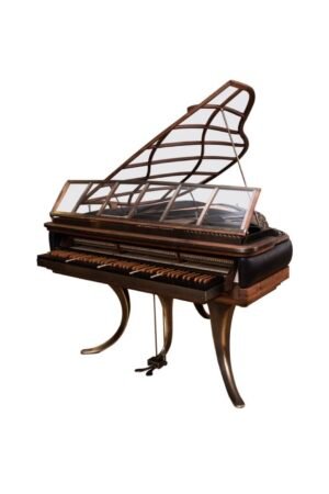 ❗A Keith Jarrett Solo Concert Grand❗Ph Grand Piano PH159 Legacy, Black Woven Leather, Oxidized Brass, Walnut Wood