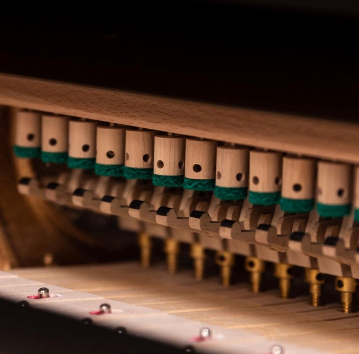 ❗A Keith Jarrett Solo Concert Grand❗Ph Grand Piano PH159 Legacy, Black Woven Leather, Oxidized Brass, Walnut Wood - Image 10