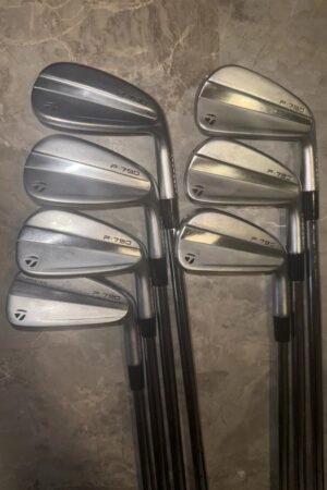 TaylorMade P790 Right-Handed Golf Iron Set 4-PW Copper, Steel Stiff, 2023 Model