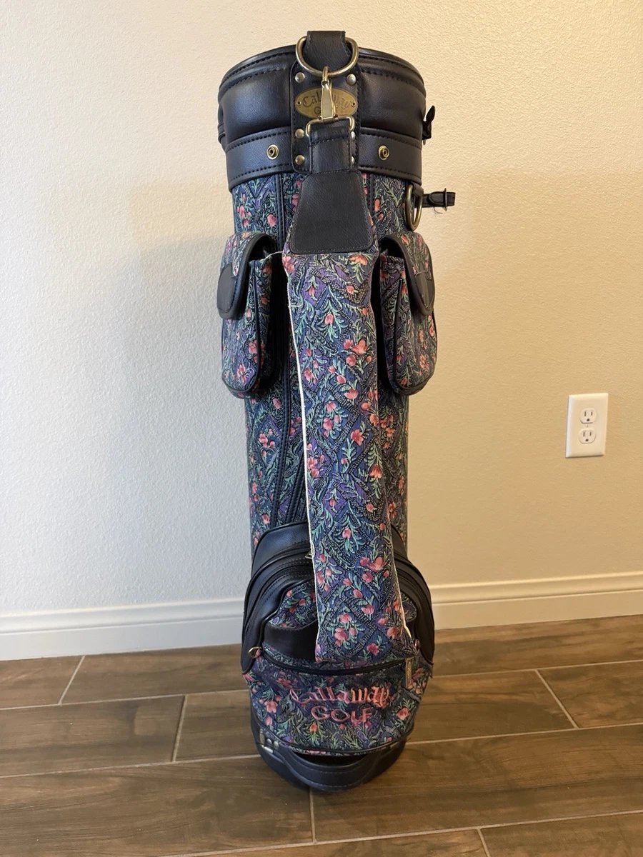 Vintage Callaway Floral Pattern Golf Bag Great Condition W/Cover - Image 8