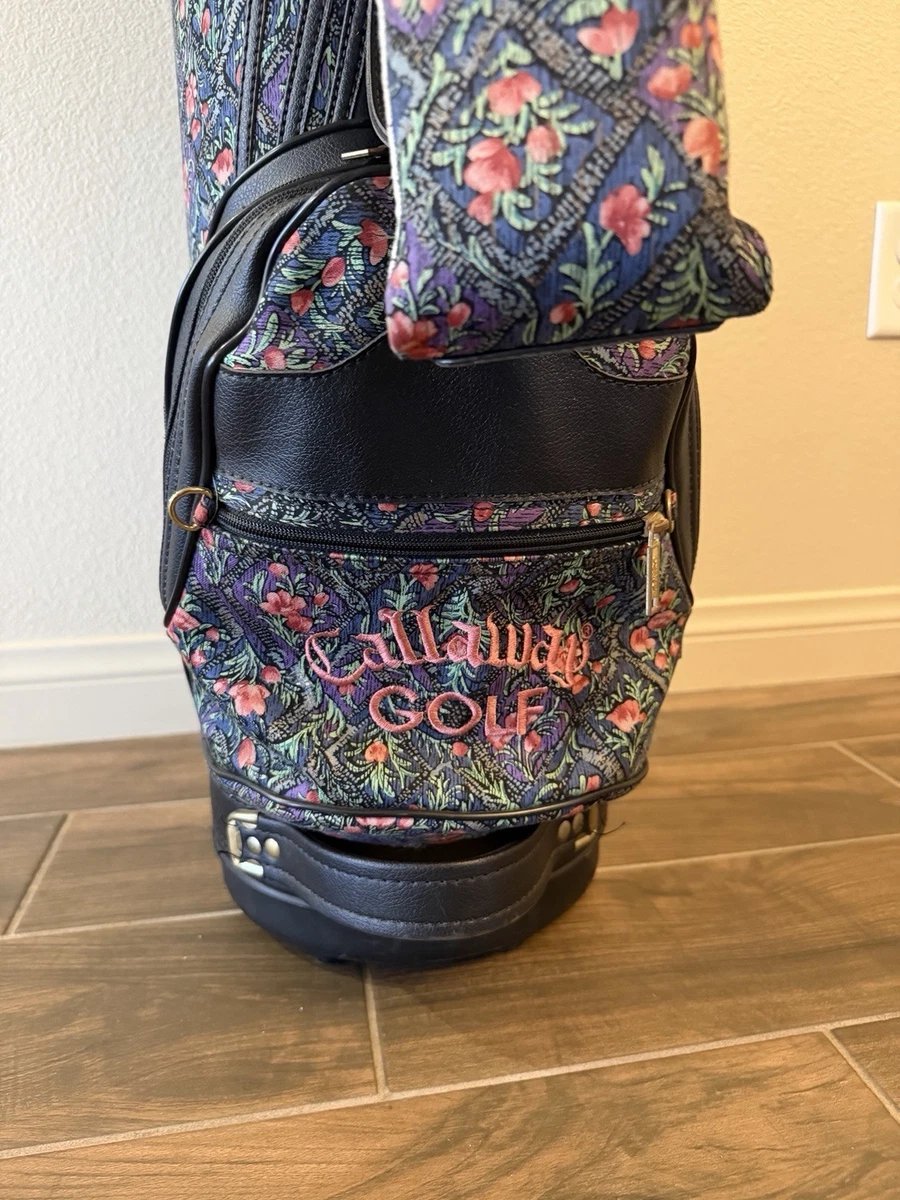 Vintage Callaway Floral Pattern Golf Bag Great Condition W/Cover - Image 7