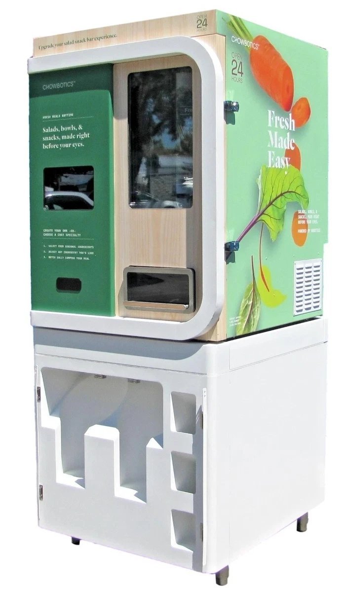 Chowbotics Sally01 Fresh Meal Salad Food Refrigerated Vending Machine AS IS 120V - Image 5