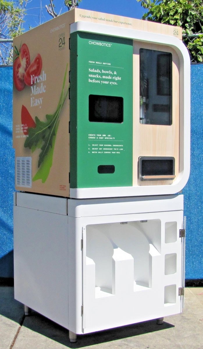 Chowbotics Sally01 Fresh Meal Salad Food Refrigerated Vending Machine AS IS 120V - Image 16