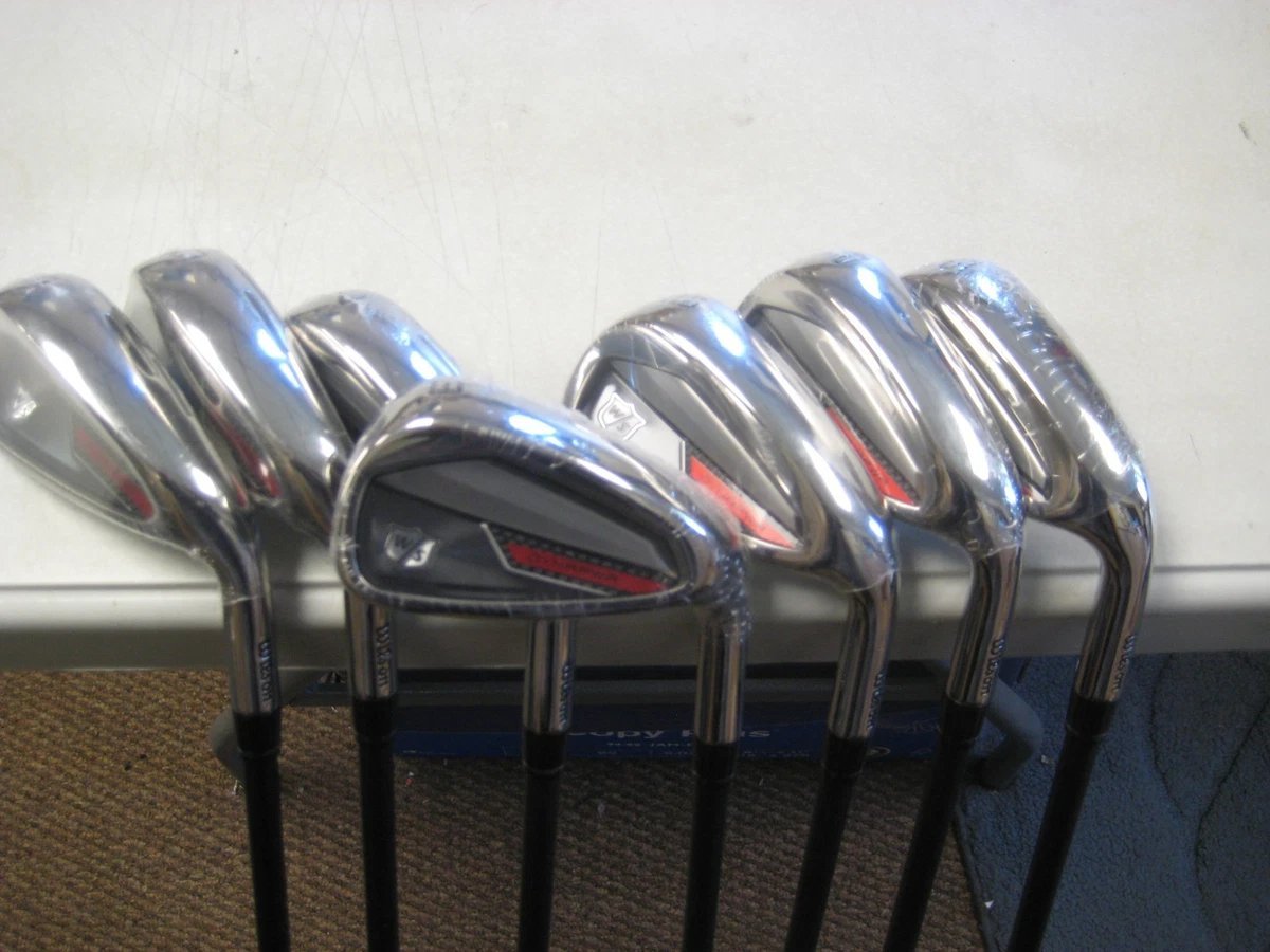 NEW Wilson Staff Dynapower iron set 5 thru pw,gw KBS Graphite regular Mens RH - Image 3