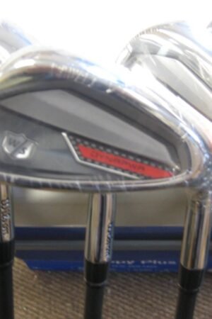NEW Wilson Staff Dynapower iron set 5 thru pw,gw KBS Graphite regular Mens RH