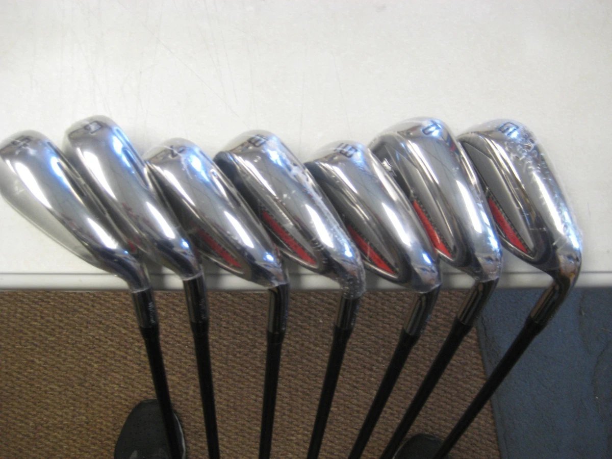 NEW Wilson Staff Dynapower iron set 5 thru pw,gw KBS Graphite regular Mens RH - Image 2