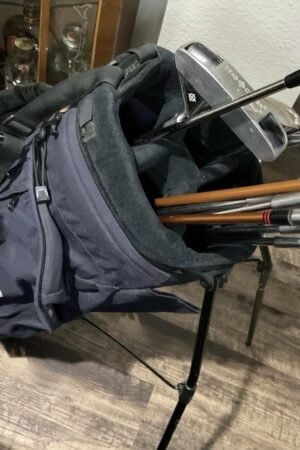 Complete Set Of Golf Clubs 15 Items Ping Eye2 + Blk Irons- Bag -Titleist Putter