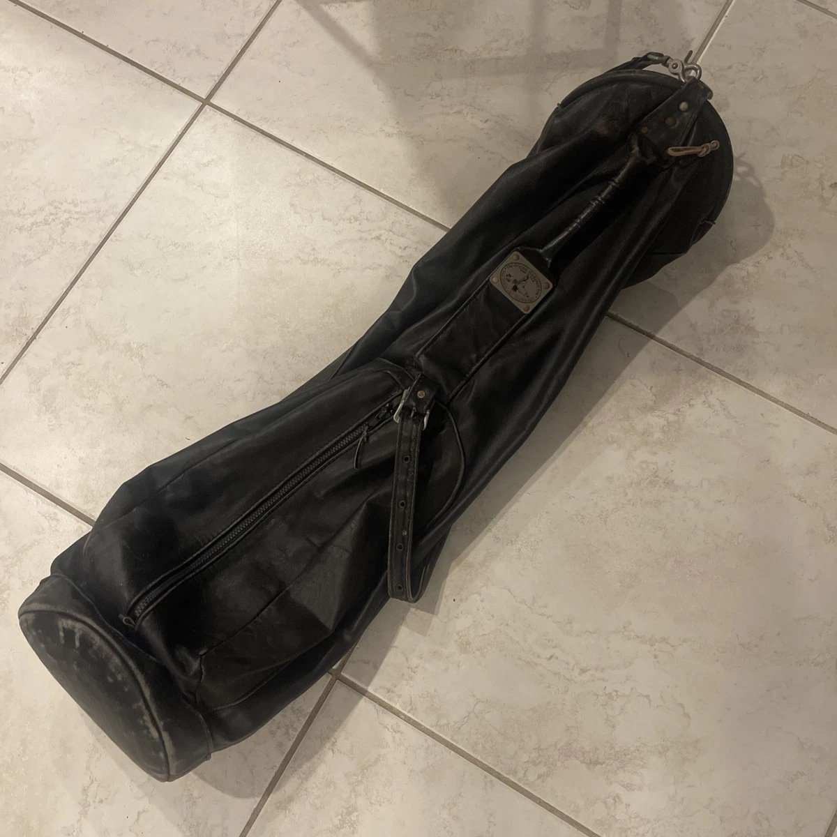 Vintage All Leather Peter Jacobsen Bag Black MacKenzie